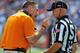 Tennessee head coach Butch Jones (left)
