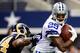 ARLINGTON, TX - SEPTEMBER 22: Running back DeMarco Murray #29 of the Dallas Cowboys carries the ball during the game against the St. Louis Rams at AT&T Stadium on September 22, 2013 in Arlington, Texas. (Photo by Jamie Squire/Getty Images)