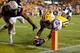 Electrifying receiver Jarvis Landry scored this touchdown in the fourth quarter near the student section.