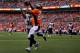 DENVER, CO - AUGUST 24: Wide receiver Demaryius Thomas #88 of the Denver Broncos catches a touchdown pass against cornerback Cortland Finnegan #31 of the St. Louis Rams during the first quarter at Sports Authority Field Field at Mile High on August 24, 2