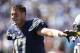 NASHVILLE, TN - SEPTEMBER 22: Philip Rivers #17 of the San Diego Chargers points out something to the officials during a game against the Tennessee Titans at LP Field on September 22, 2013 in Nashville, Tennessee. The Titans defeated the Chargers 20-17.
