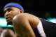 BOSTON, MA - JANUARY 30: DeMarcus Cousins #15 of the Sacramento Kings waits during a free-throw against the Boston Celtics during the game on January 30, 2013 at TD Garden in Boston, Massachusetts. NOTE TO USER: User expressly acknowledges and agrees that