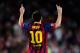 BARCELONA, SPAIN - SEPTEMBER 18: Lionel Messi of FC Barcelona celebrates after scoring his team's second goal during the UEFA Champions League Group H match between FC Barcelona and Ajax Amsterdam ag the Camp Nou stadium on September 18, 2013 in Barcelon