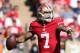 SAN FRANCISCO, CA - SEPTEMBER 08: Quarterback Colin Kaepernick #7 of the San Francisco 49ers drops back to pass against the Green Bay Packers at Candlestick Park on September 8, 2013 in San Francisco, California. (Photo by Jeff Gross/Getty Images)