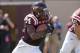 Sep 7, 2013; Blacksburg, VA, USA; Virginia Tech Hokies running back Trey Edmunds (14) runs the ball during the third quarter against the Western Carolina Catamounts at Lane Stadium. Virginia Tech defeated Western Carolina 45-3. Mandatory Credit: Jeremy Br