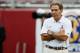 TUSCALOOSA, AL - SEPTEMBER 21: Head coach Nick Saban of the Alabama Crimson Tide looks on during pregame warmups prior to facing the Colorado State Rams at Bryant-Denny Stadium on September 21, 2013 in Tuscaloosa, Alabama. (Photo by Kevin C. Cox/Getty I