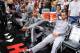 MIAMI, FL - JUNE 20: Tony Parker #9, Tim Duncan #21 and Manu Ginobili #20 of the San Antonio Spurs sit on the bench prior to the start of Game Seven of the 2013 NBA Finals against the Miami Heat on June 20, 2013 at the American Airlines Arena in Miami, Fl