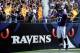 BALTIMORE, MD - SEPTEMBER 15: Running back Ray Rice #27 of the Baltimore Ravens is introduced before the start of the Ravens and Cleveland Browns game at M&T Bank Stadium on September 15, 2013 in Baltimore, Maryland. (Photo by Patrick McDermott/Getty Ima