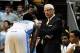 Dec 8, 2012 Chapel Hill, NC, USA. North Carolina Tar Heels head coach Roy Williams (right) talks to guard P.J. Hairston (15) during the first half of a game against the East Tennessee State Buccaneers at the Dean E. Smith Center. North Carolina won 78-
