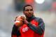 Sep 21, 2013; Columbus, OH, USA; Ohio State Buckeyes quarterback Braxton Miller (5) warms up prior to the game against the Florida A&M Rattlers at Ohio Stadium. Mandatory Credit: Andrew Weber-USA TODAY Sports