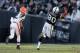 OAKLAND, CA - DECEMBER 02: Rod Streater #80 of the Oakland Raiders catches a touchdown pass while guarded by Buster Skrine #22 of the Cleveland Browns at O.co Coliseum on December 2, 2012 in Oakland, California. (Photo by Ezra Shaw/Getty Images)
