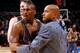 William Wesley holds back Metta World Peace (then Ron Artest) at the infamous "Malice at the Palace."