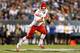 PHILADELPHIA, PA - SEPTEMBER 19: Alex Smith #11 of the Kansas City Chiefs looks to pass in the second quarter against the Philadelphia Eagles at Lincoln Financial Field on September 19, 2013 in Philadelphia, Pennsylvania. (Photo by Elsa/Getty Images)