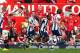 MANCHESTER, ENGLAND - SEPTEMBER 28: Saido Berahino of West Bromwich Albion celebrates after scoring the winning goal during the Barclays Premier League match between Manchester United and West Bromwich Albion at Old Trafford on September 28, 2013 in Manc