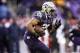 Sep 28, 2013; Seattle, WA, USA; Washington Huskies running back Bishop Sankey (25) rushes against the Arizona Wildcats during the third quarter at Husky Stadium. Mandatory Credit: Joe Nicholson-USA TODAY Sports