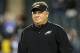 Sep 19, 2013; Philadelphia, PA, USA; Philadelphia Eagles head coach Chip Kelly before the game against the Kansas City Chiefs at Lincoln Financial Field. Mandatory Credit: John Geliebter-USA TODAY Sports