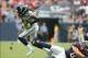 Seattle cornerback Richard Sherman with his second pick-six of the season