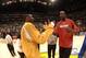 Kobe Bryant and Shaquille O'Neal