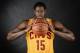 Sep 30, 2013; Independence, OH, USA; Cleveland Cavaliers forward Anthony Bennett poses for a portrait during media day at Cavaliers Practice Facility. Mandatory Credit: Eric P. Mull-USA TODAY Sports