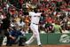 BOSTON, MA - SEPTEMBER 22: David Ortiz #34 of the Boston Red Sox hits a solo homerun in the sixth inning against the Toronto Blue Jays at Fenway Park on September 22, 2013 in Boston, Massachusetts. (Photo by Darren McCollester/Getty Images)