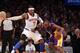 NEW YORK, NY - DECEMBER 13: Kobe Bryant #24 of the Los Angeles Lakers plays against Carmelo Anthony #7 of the New York Knicks at Madison Square Garden on December 13, 2012 in New York City. NOTE TO USER: User expressly acknowledges and agrees that, by d