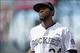 June 16, 2013; Denver, CO, USA; Colorado Rockies center fielder Dexter Fowler (24) during the game against the Philadelphia Phillies at Coors Field. The Rockies defeated the Phillies 5-2. Mandatory Credit: Ron Chenoy-USA TODAY Sports