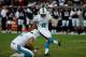 HOUSTON, TX - AUGUST 17: Caleb Sturgis #9 of the Miami Dolphins kicks a field goal against the Houston Texans during a preseaon game at Reliant Stadium on August 17, 2013 in Houston, Texas. (Photo by Scott Halleran/Getty Images)