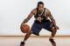 GREENBURGH, NY - AUGUST 06: Trey Burke #3 of the Utah Jazz poses for a portrait during the 2013 NBA rookie photo shoot at the MSG Training Center on August 6, 2013 in Greenburgh, New York. NOTE TO USER: User expressly acknowledges and agrees that, by do