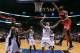 Feb 6, 2013; Orlando, FL, USA; Los Angeles Clippers center DeAndre Jordan (6) dunks the ball over the Orlando Magic during the first quarter at Amway Center. Mandatory Credit: Douglas Jones-USA TODAY Sports