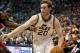 Jan 23, 2013; Salt Lake City, UT, USA; Utah Jazz shooting guard Gordon Hayward (20) dribbles toward the basket during the second half against the Washington Wizards at EnergySolutions Arena. The Jazz won 92-88. Mandatory Credit: Russ Isabella-USA TODAY Sp