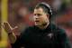 ATLANTA, GA - DECEMBER 30: Head coach Greg Schiano of the Tampa Bay Buccaneers reacts after a play against the Atlanta Falcons at Georgia Dome on December 30, 2012 in Atlanta, Georgia. (Photo by Kevin C. Cox/Getty Images)