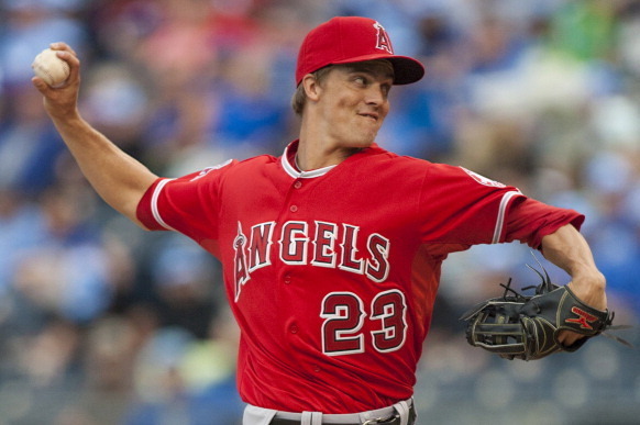 Buy MLB Mens Los Angeles Angels Zack Greinke Home Replica Baseball