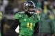 Sep 28, 2013; Eugene, OR, USA; Oregon Ducks safety Erick Dargan (4) before the game against the California Golden Bears at Autzen Stadium. Mandatory Credit: Scott Olmos-USA TODAY Sports