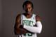 WALTHAM, MA - SEPTEMBER 30: Gerald Wallace #45 of the Boston Celtics poses for a picture during media day at the Boston Sports Club in Waltham, Massachusetts on September 30, 2013. NOTE TO USER: User expressly acknowledges and agrees that, by downloading