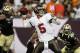 Sep 15, 2013; Tampa, FL, USA; Tampa Bay Buccaneers quarterback Josh Freeman (5) sets to throw during the second half of the game against the New Orleans Saints at Raymond James Stadium. Mandatory Credit: Rob Foldy-USA TODAY Sports