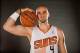 Sep 30, 2013; Phoenix, AZ, USA; Phoenix Suns center Marcin Gortat poses for a portrait during media day at US Airways Center. Mandatory Credit: Mark J. Rebilas-USA TODAY Sports