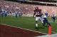 Oct 5, 2013; Tuscaloosa, AL, USA; Alabama Crimson Tide wide receiver Christion Jones (22) scores a touchdown past Georgia State Panthers cornerback Brent McClendon (9) during the first quarter at Bryant-Denny Stadium. Mandatory Credit: John David Mercer-U