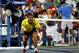 NEW YORK, NY - SEPTEMBER 02: Tommy Robredo of Spain reacts after defeating Roger Federer of Switzerland in their fourth round men's singles match on Day Eight of the 2013 US Open at USTA Billie Jean King National Tennis Center on September 2, 2013 in the