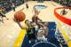 MEMPHIS, TN - OCTOBER 6: Nikola Mirotic #12 of Real Madrid shoots against Marreese Speights #5 of the Memphis Grizzlies on October 6, 2012 at FedExForum in Memphis, Tennessee. NOTE TO USER: User expressly acknowledges and agrees that, by downloading and