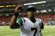 ATLANTA, GA - OCTOBER 07: Geno Smith #7 of the New York Jets walks off the field after their 30-28 win over the Atlanta Falcons at Georgia Dome on October 7, 2013 in Atlanta, Georgia. (Photo by Kevin C. Cox/Getty Images)
