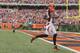CINCINNATI, OH - NOVEMBER 11: A.J. Green #18 of the Cincinnati Bengals hauls in a first quarter touchdown during the game against the New York Giants at Paul Brown Stadium on November 11, 2012 in Cincinnati, Ohio. (Photo by John Grieshop/Getty Images)
