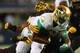 ARLINGTON, TX - OCTOBER 05: George Atkinson III #4 of the Notre Dame Fighting Irish is tackled by Chris Young #21 of the Arizona State Sun Devils at Cowboys Stadium on October 5, 2013 in Arlington, Texas. (Photo by Ronald Martinez/Getty Images)