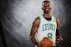 Sep 30, 2013; Waltham, MA, USA; Boston Celtics forward Jeff Green (8) poses for pictures during media day at the Celtics Practice Facility. Mandatory Credit: David Butler II-USA TODAY Sports