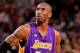 PORTLAND, OR - APRIL 10: Kobe Bryant #24 of the Los Angeles Lakers looks on during a game against the Portland Trail Blazers on April 10, 2013 at the Rose Garden Arena in Portland, Oregon. NOTE TO USER: User expressly acknowledges and agrees that, by down