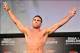 Oct 8, 2013; Barueri, Sao Paulo, Brazil; Jake Shields during the weigh-in for UFC Fight Night 29 at Jose Correa Arena. Mandatory Credit: Jason Silva-USA TODAY Sports