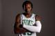 WALTHAM, MA - SEPTEMBER 30: Gerald Wallace #45 of the Boston Celtics poses for a picture during media day at the Boston Sports Club in Waltham, Massachusetts on September 30, 2013. NOTE TO USER: User expressly acknowledges and agrees that, by downloading
