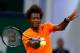 SHANGHAI, CHINA - OCTOBER 07: Gael Monfils of France returns a shot to Tatsuma Ito of Japan during day one of the Shanghai Rolex Masters at the Qi Zhong Tennis Center on October 7, 2013 in Shanghai, China. (Photo by Lintao Zhang/Getty Images)
