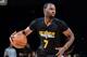 LAS VEGAS, NV - JULY 20: Marcus Landry #7 of the Los Angeles Lakers drives during NBA Summer League game between the Golden State Warriors and the Los Angeles Lakers on July 20, 2013 at the Cox Pavilion in Las Vegas, Nevada. NOTE TO USER: User expressly