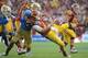 Barr's huge hit on former USC QB Matt Barkley helped end the Bruins' losing streak to their crosstown rivals.