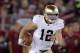 STANFORD, CA - NOVEMBER 26: Andrew Hendrix #12 of the Notre Dame Fighting Irish in action against the Stanford Cardinal at Stanford Stadium on November 26, 2011 in Stanford, California. (Photo by Ezra Shaw/Getty Images)